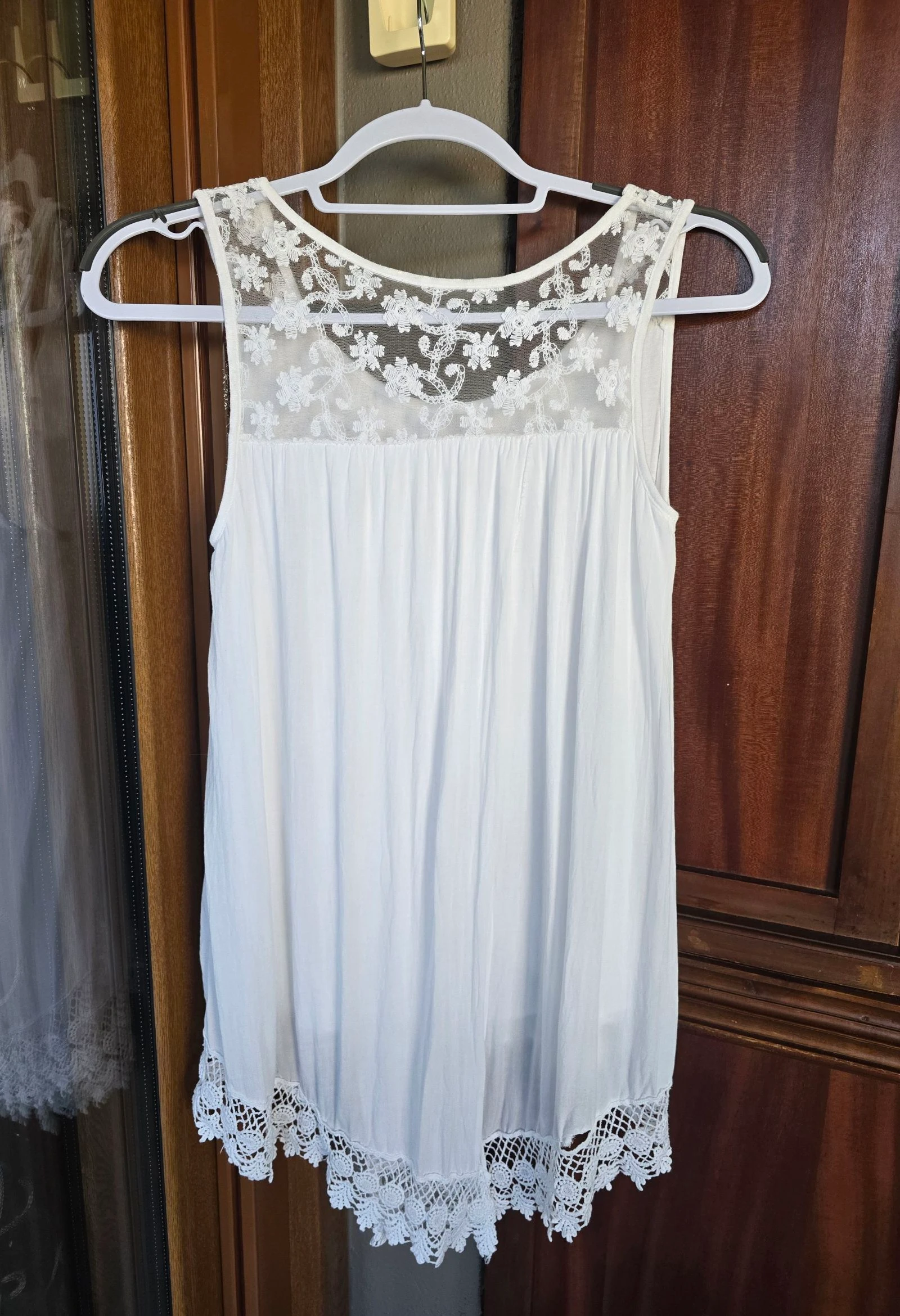 Top branco de renda 🌸 – photo 2